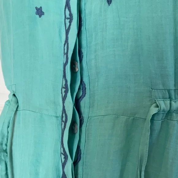 Johnny Was Gish Asymmetrical Sleeveless Dress L NWT